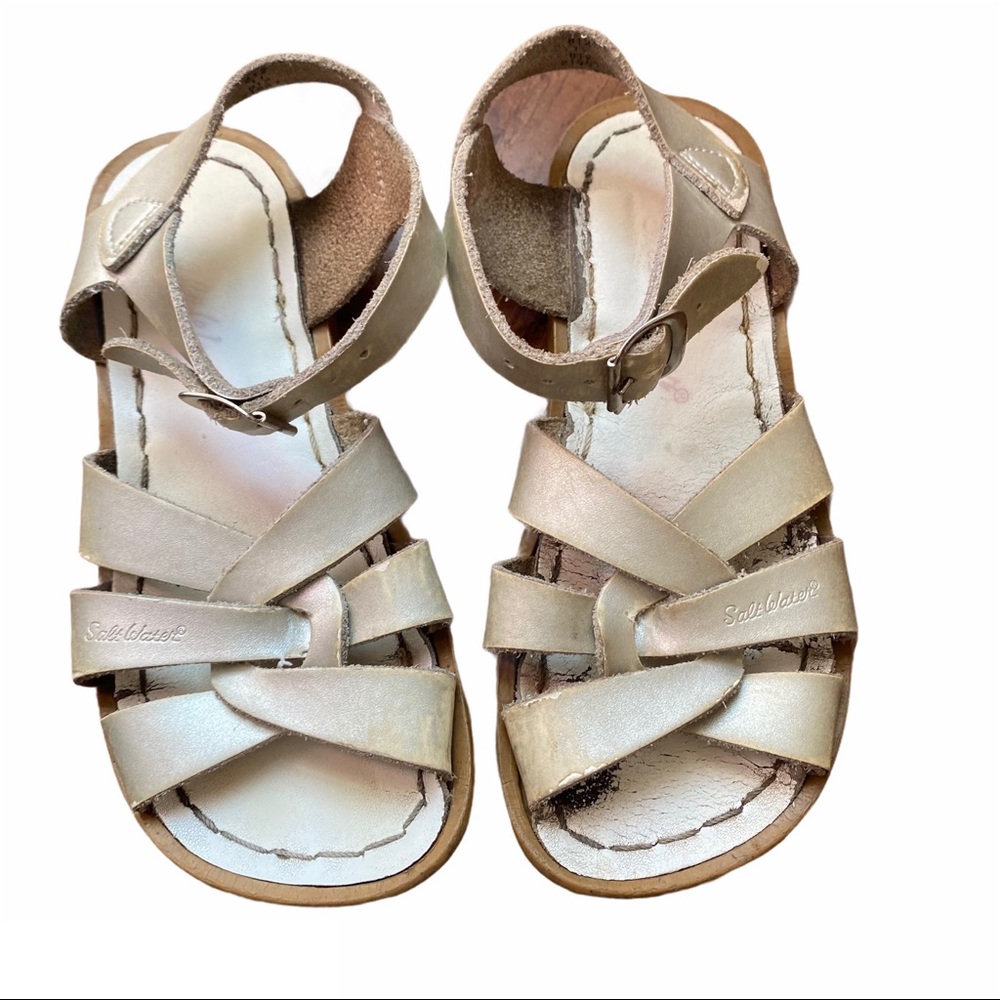 Silver Salt Water Sandals size 11